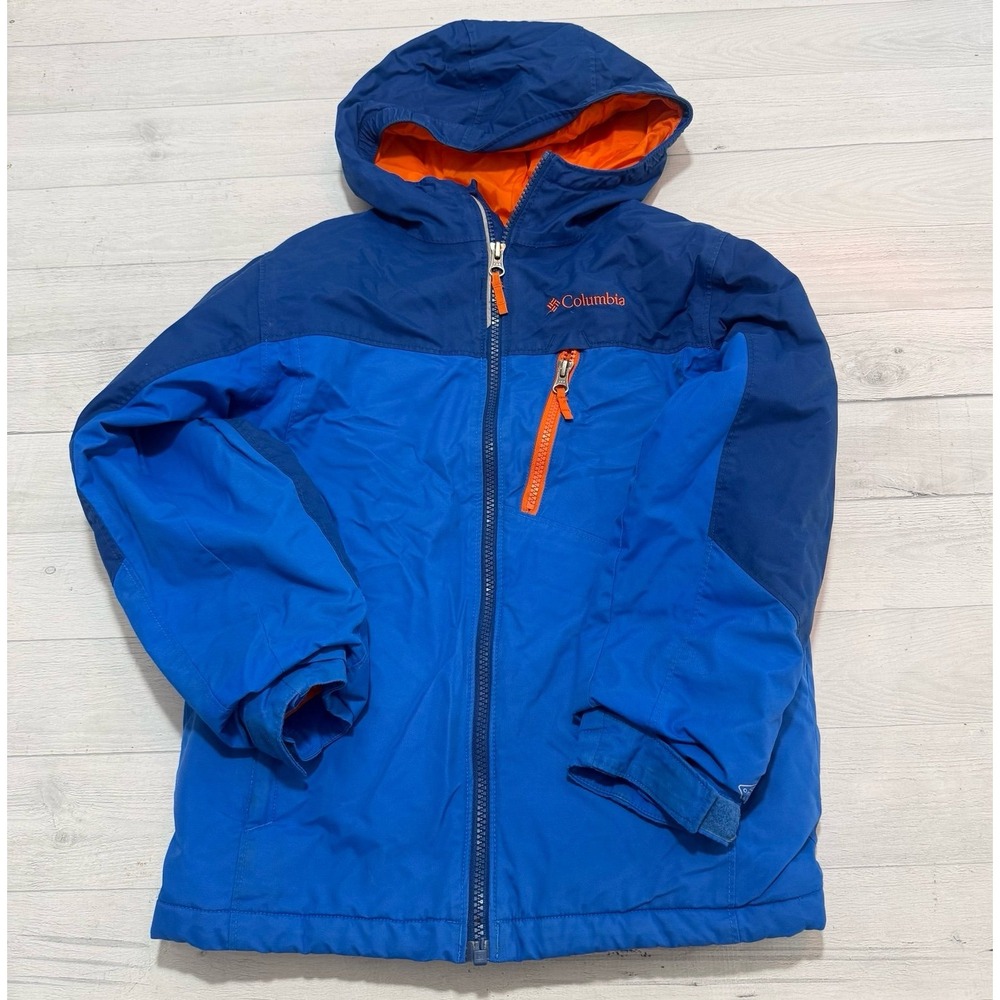 Columbia kids blue and orange winter jacket size small
